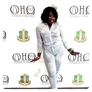 Medium shimmer Jumpsuit.